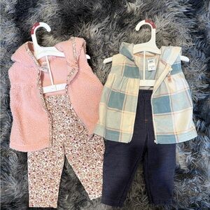 Carter's Cream and Pink Baby Jacket